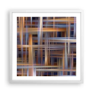 Poszter fekete keretben - Fényből szőtt - 50x50 cm