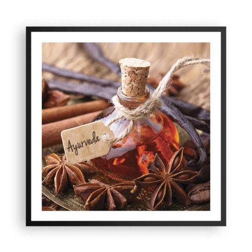 Poszter fehér keretben - A test és a lélek egysége felé - 60x60 cm