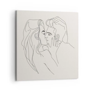 Vászonkép - Összegabalyodva az érzésben - 60x60 cm