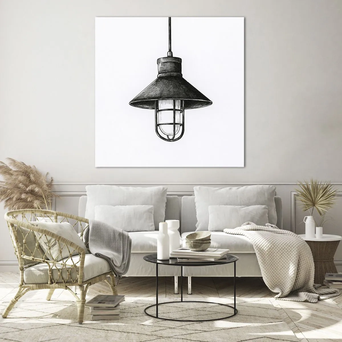 Üveg kép - Mint évekkel ezelőtt... - 60x60 cm