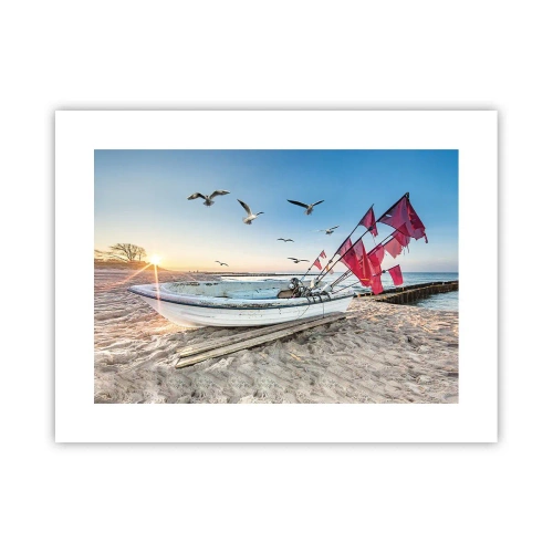 Poszter - Megérdemelt pihenés - 40x30 cm