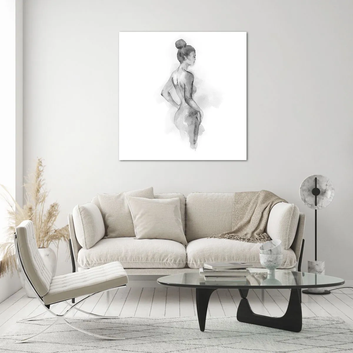 Üveg kép - Gyönyörű, mint a festmény - 50x50 cm