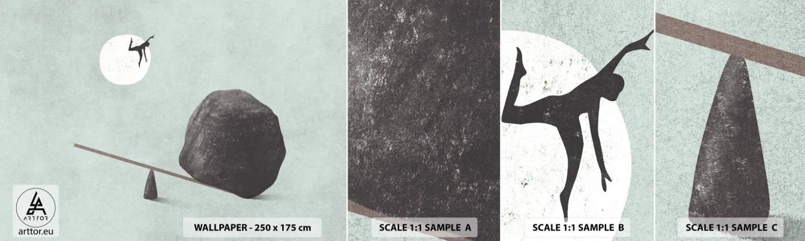 Fotótapéta Minta Öntapadós Deluxe Sticker - Valóra vált álom. - Absztrakció, Darab, Férfi - 100x30 cm