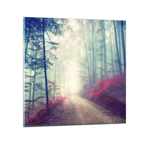 Üveg kép - Milyen jó felkelni hajnalban - 70x70 cm