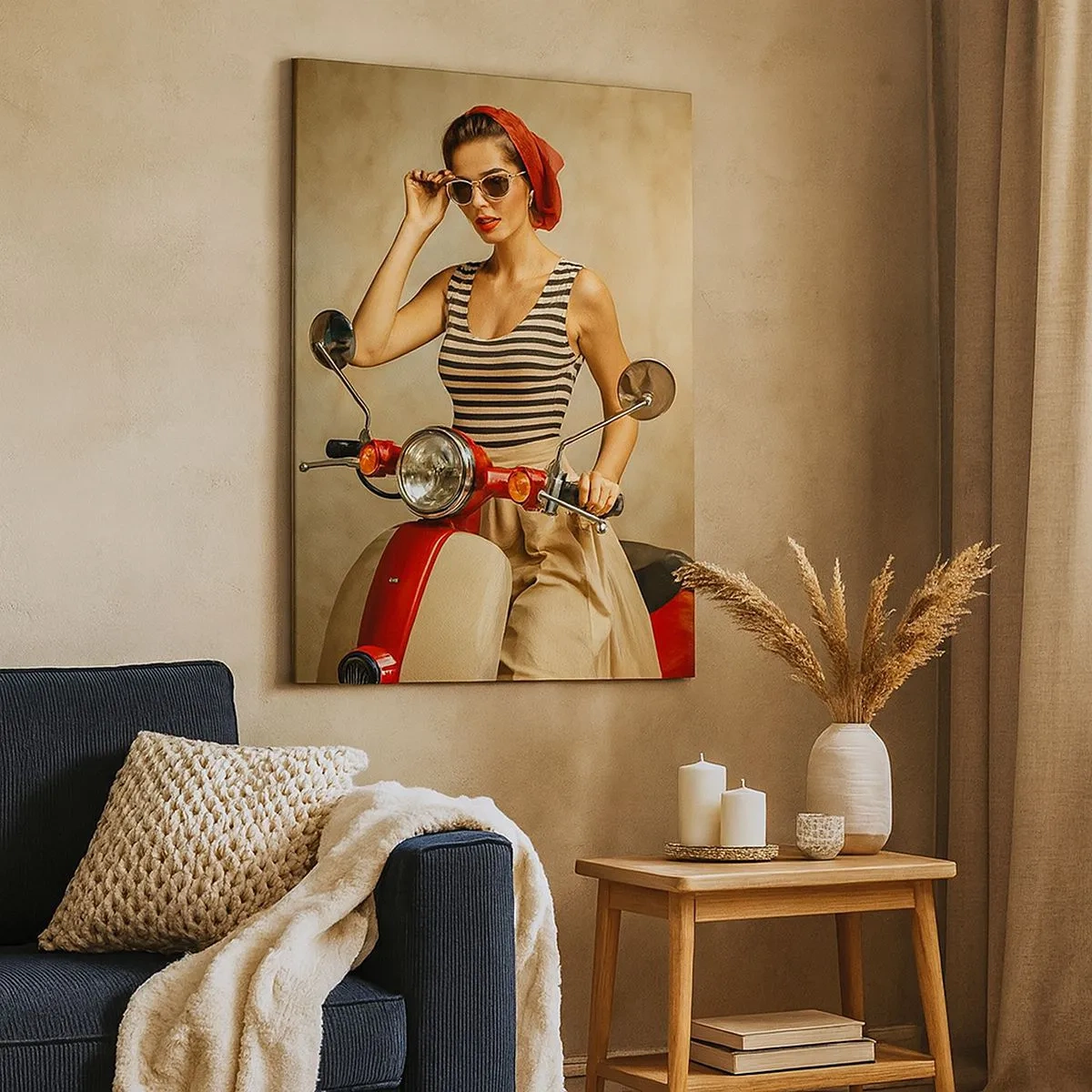 Vászonkép - Találkozás az utazáskor - 30x30 cm