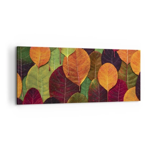 Vászonkép - Őszi mozaik - 100x40 cm