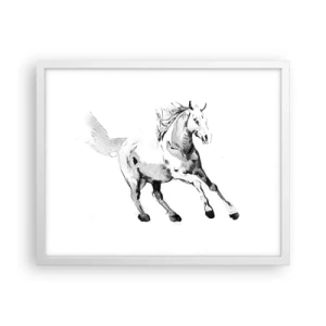 Poszter fekete keretben - Megszelídíthetetlen lélek - 50x40 cm