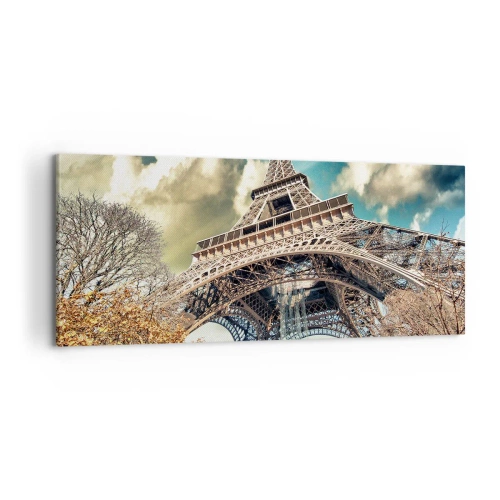 Vászonkép - Ősszel pedig Párizsban... - 100x40 cm