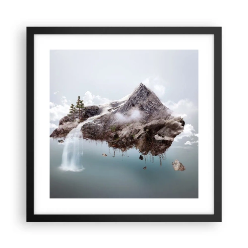 Poszter fehér keretben - Egy szürrealista szemével - 40x40 cm