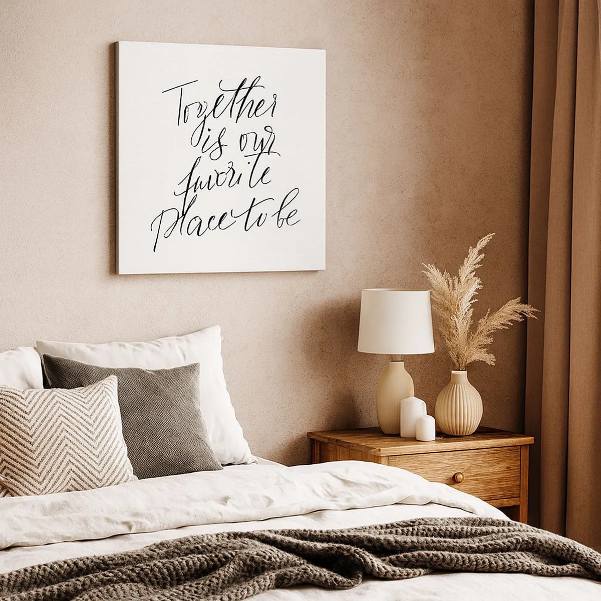 Vászonkép - Te is érzed? - 30x30 cm