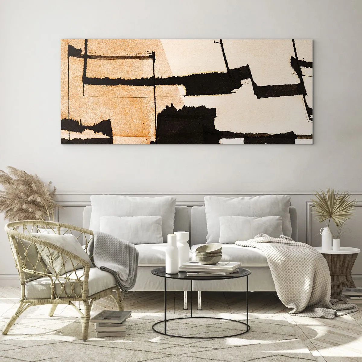 Üveg kép - Mégis rend - 100x40 cm