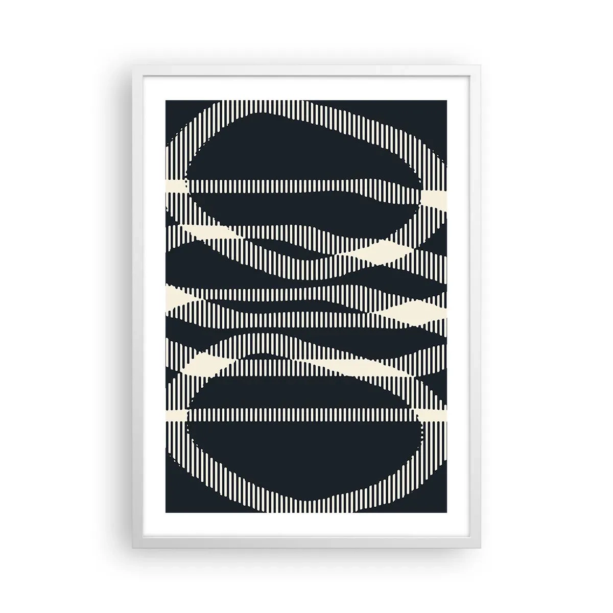 Poszter fekete keretben - Sötétség megtörése kísérlete - 50x70 cm