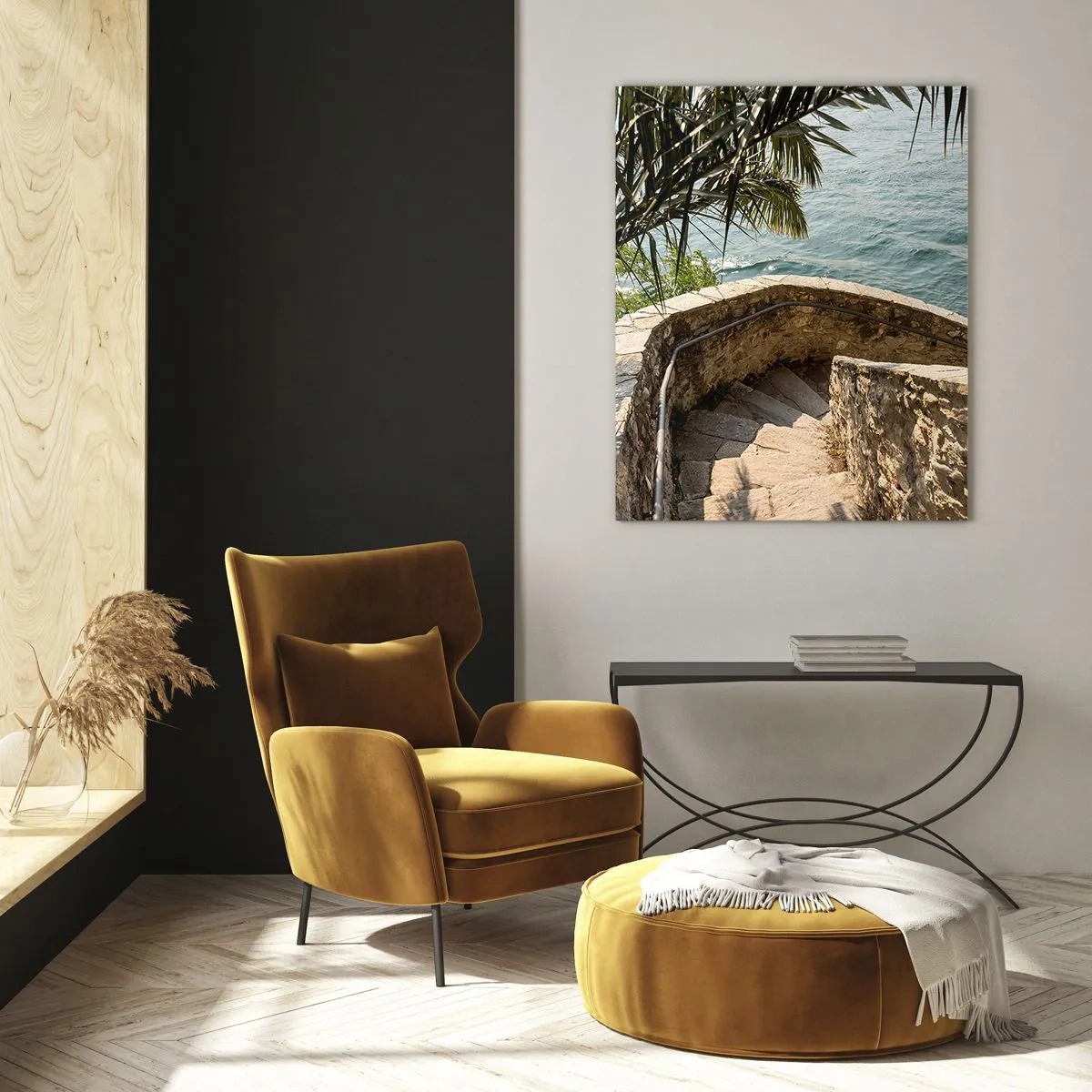 Üveg kép - Olaszország napfénye alatt - 50x70 cm