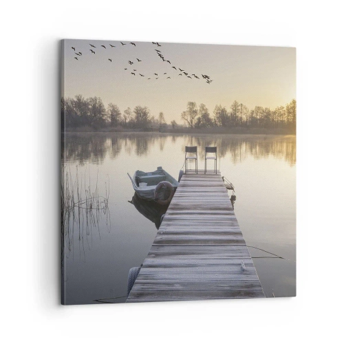 Vászonkép - Egy kis idő múlva visszajövök - 60x60 cm