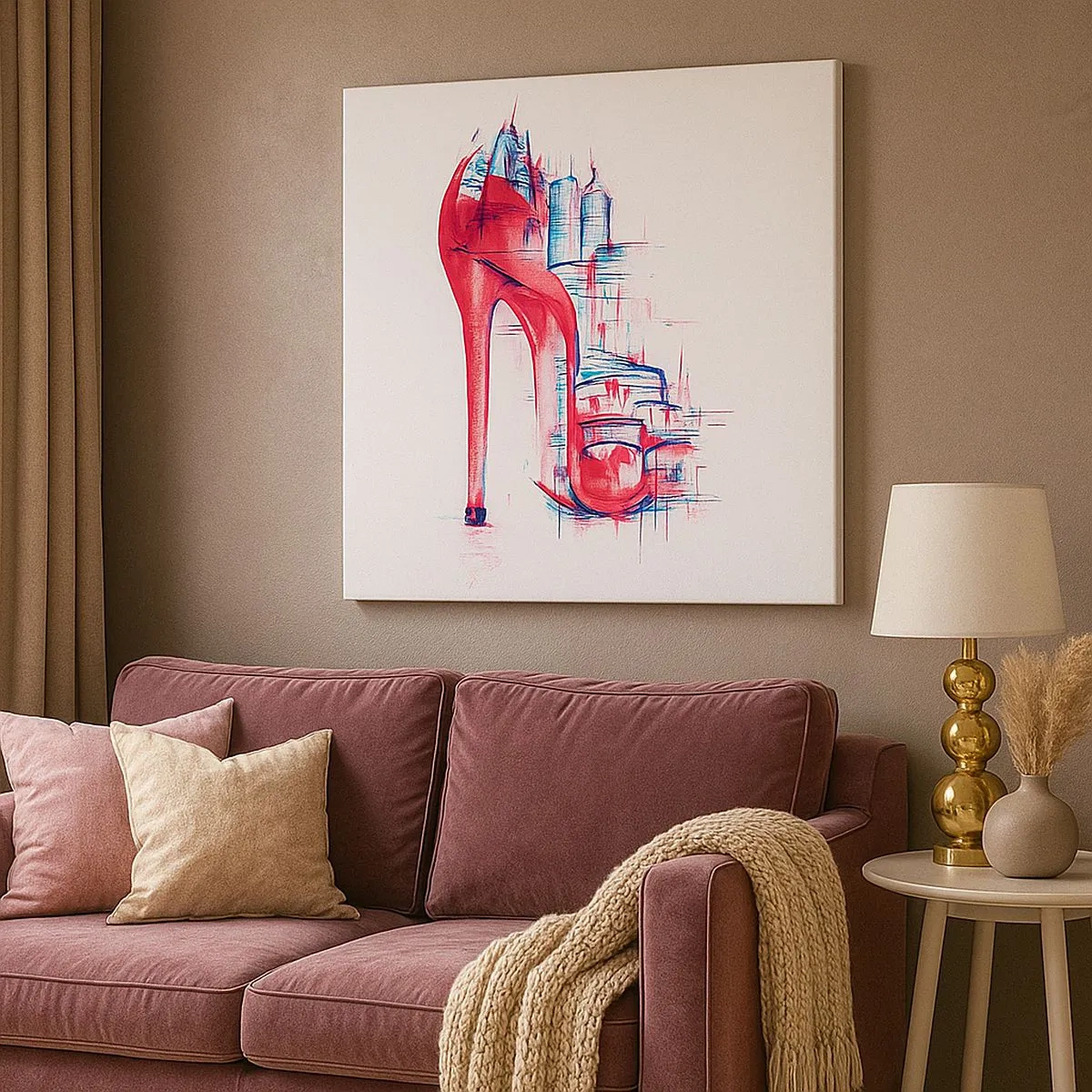 Vászonkép - Nagyvárosi elegancia - 30x30 cm