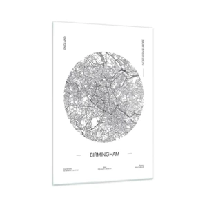 Üveg kép - Birmingham anatómiája - 70x100 cm