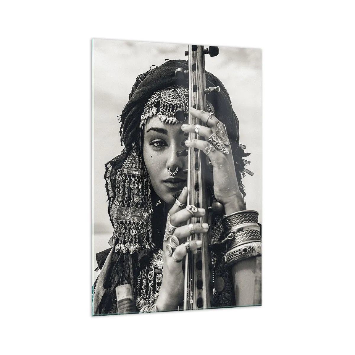 Üveg kép - Csak a keleti zene - 70x100 cm