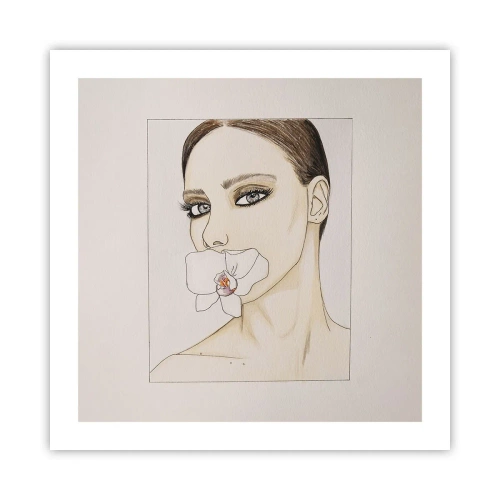Poszter - Az elegancia és a szépség szimbóluma - 50x50 cm