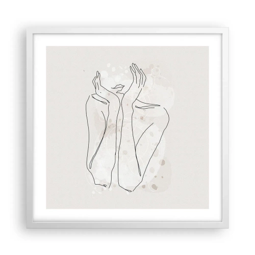 Poszter fekete keretben - Várva-várt pillanat - 50x50 cm