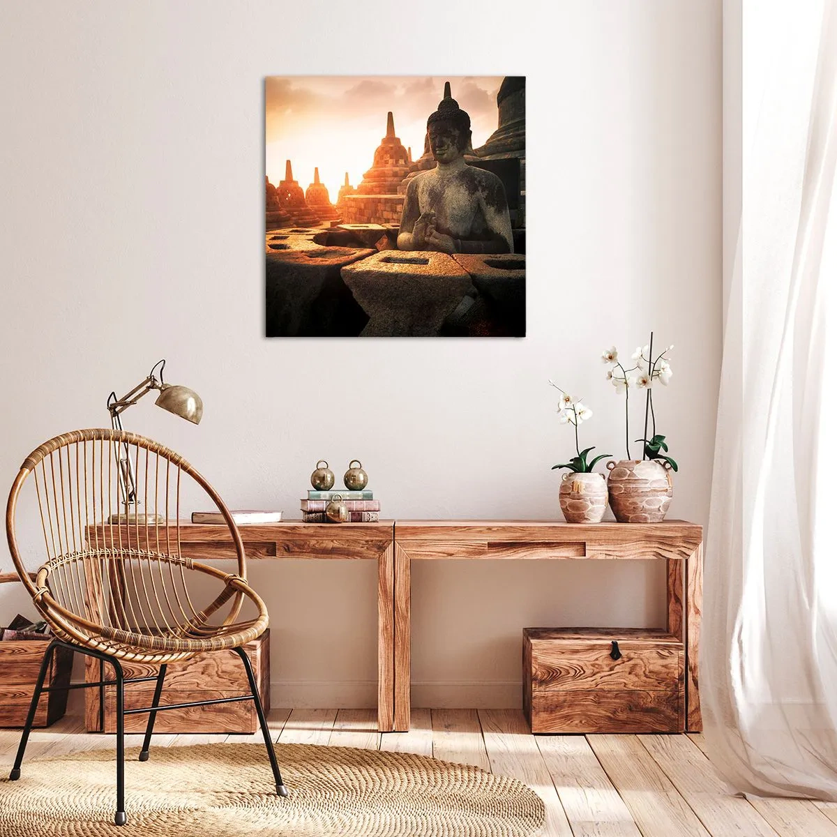 Vászonkép - A nagy bölcsesség időjárása - 50x50 cm