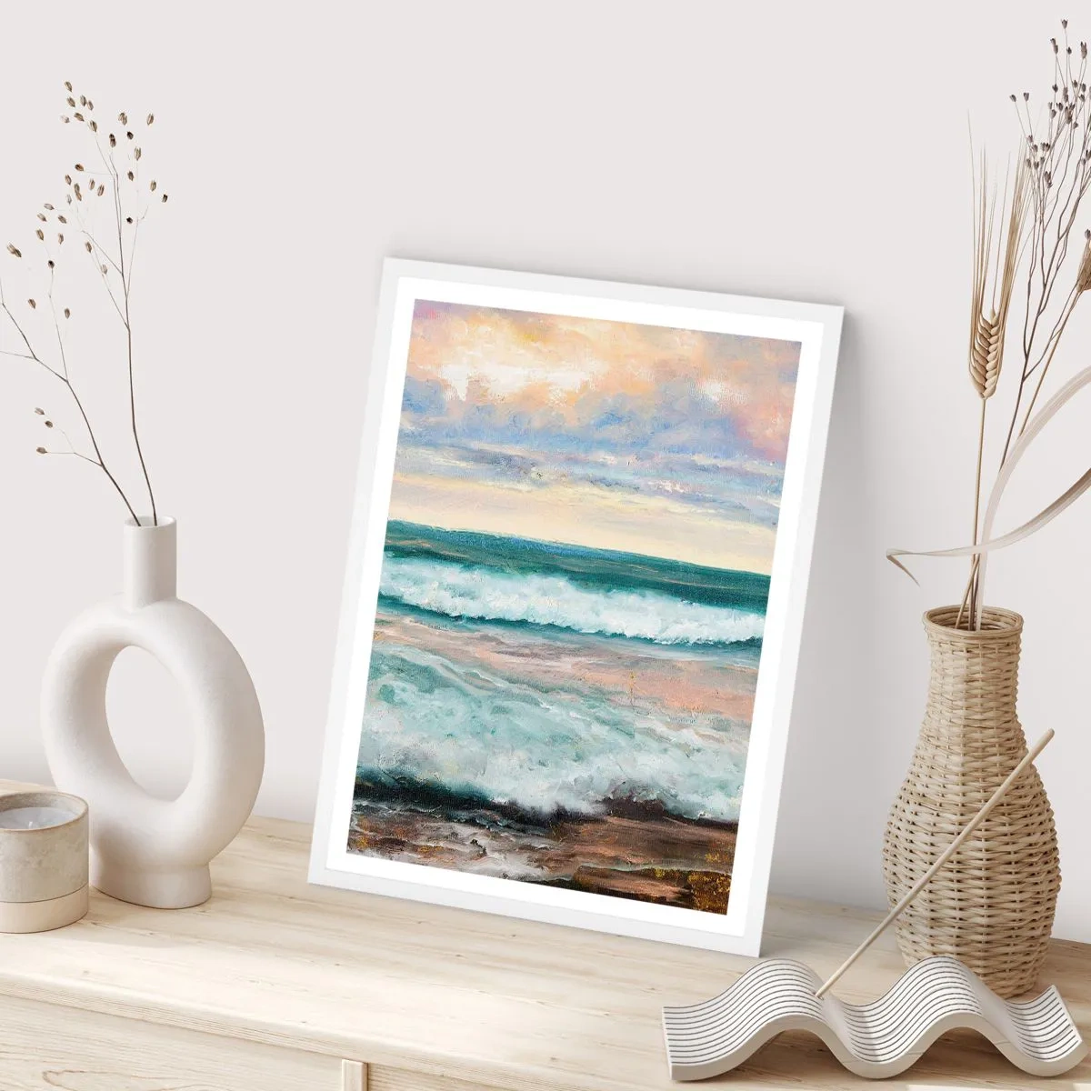 Poszter fekete keretben - Itt kisimítod a lelked - 61x91 cm