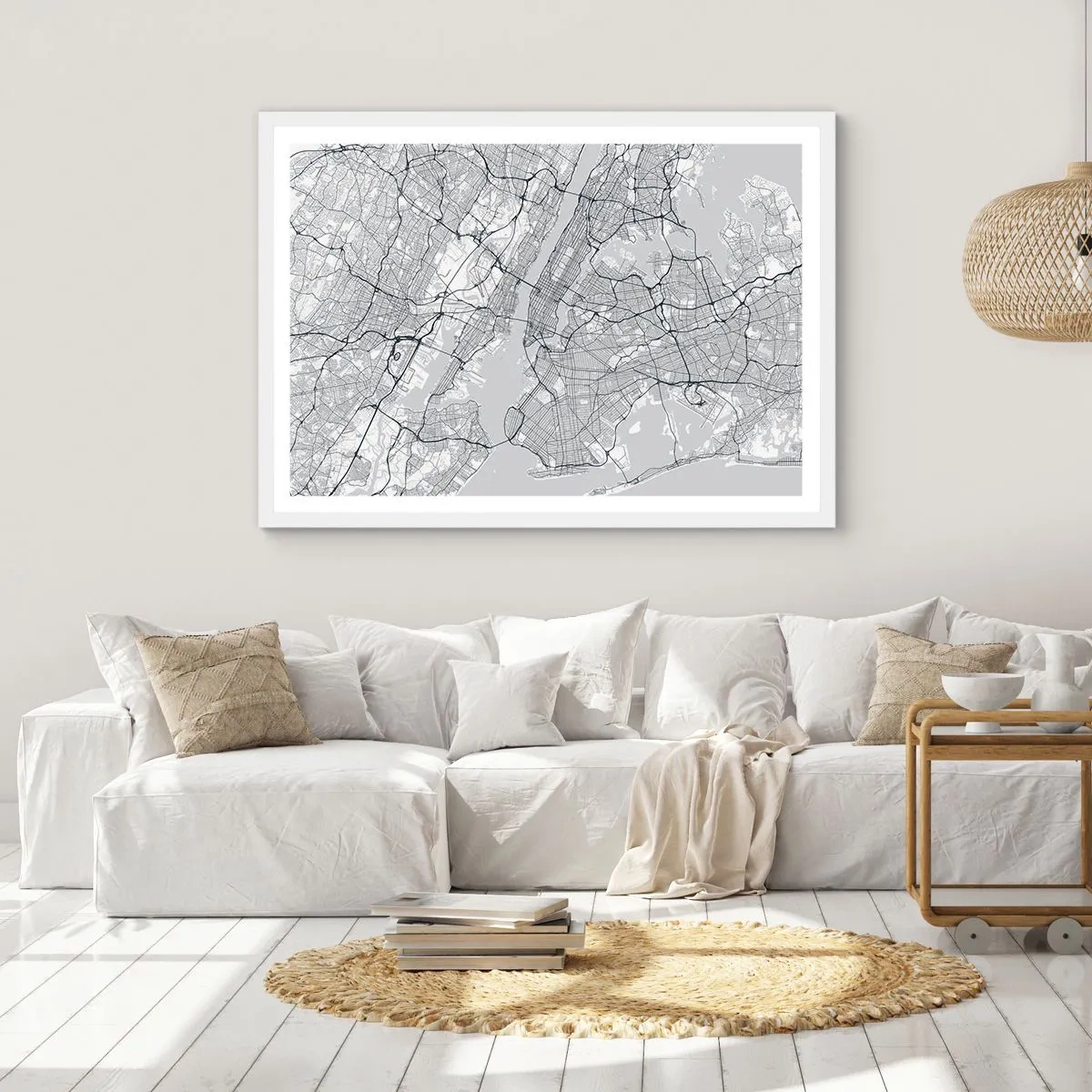 Poszter fekete keretben - Metropolisz anatómiája - 50x40 cm