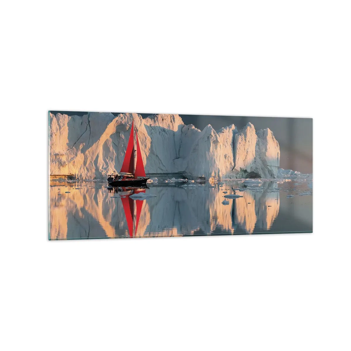 Üveg kép - A világ peremén - 120x50 cm