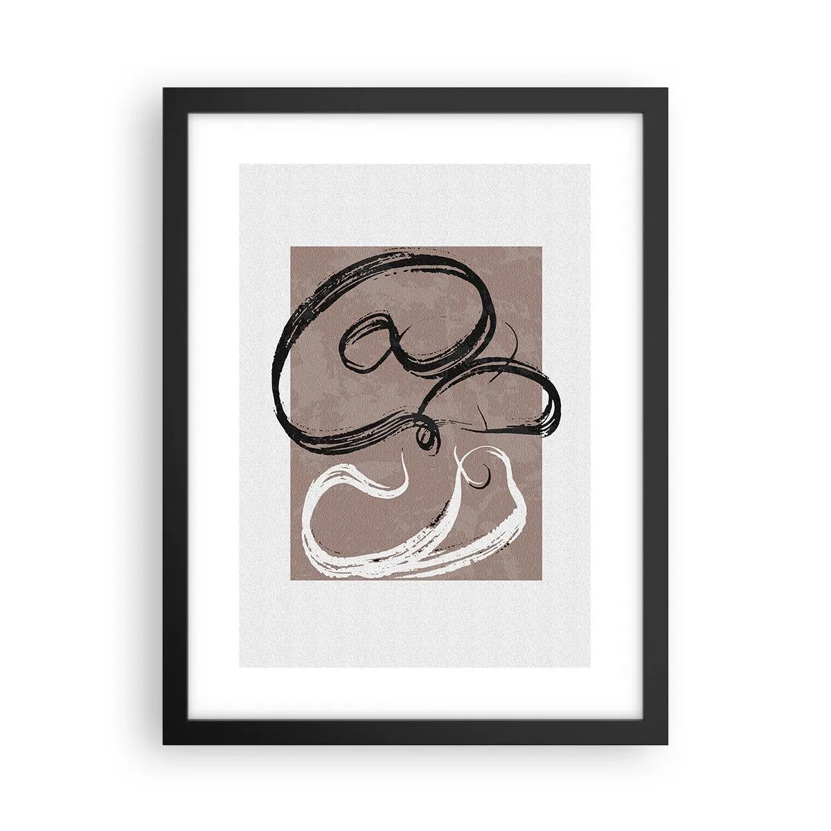 Poszter fehér keretben - Kompozíció - a teljesség keresése - 30x40 cm