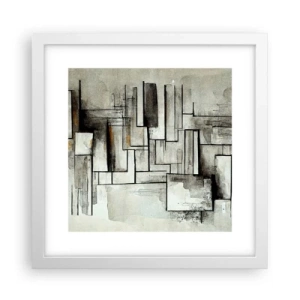 Poszter fekete keretben - Az egyszerűség ereje - 30x30 cm