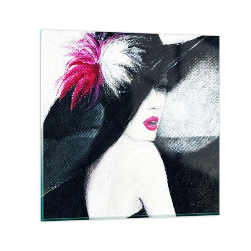 Üveg kép - Mindig titok - 70x70 cm