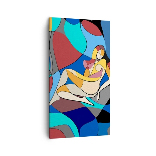 Vászonkép - Kubista akt - 45x80 cm