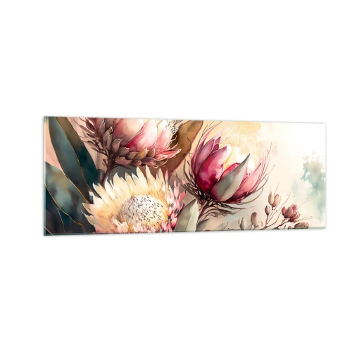 Üveg kép - Profilból és en face - 140x50 cm