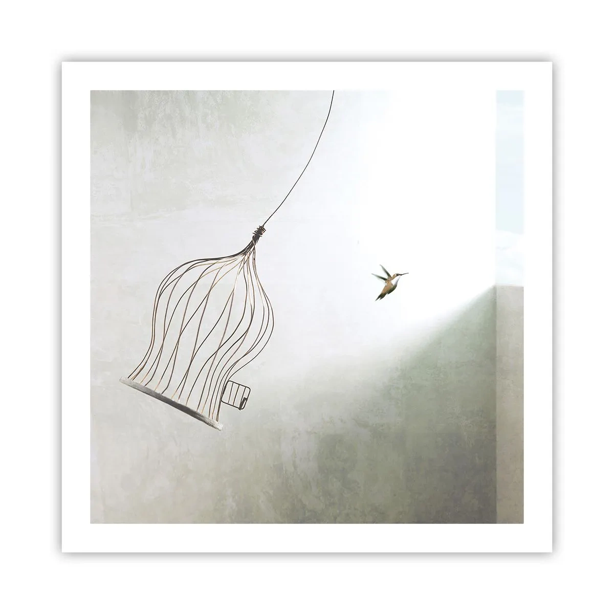 Poszter - Az elememen - 60x60 cm