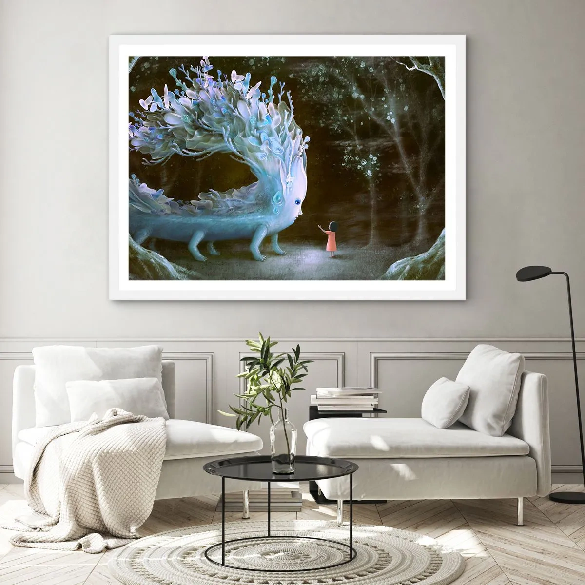 Poszter fekete keretben - Fantasztikus találkozás - 100x70 cm