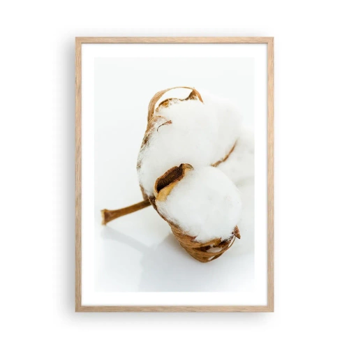 Poszter világos tölgy keretben - Lágy természetű - 50x70 cm