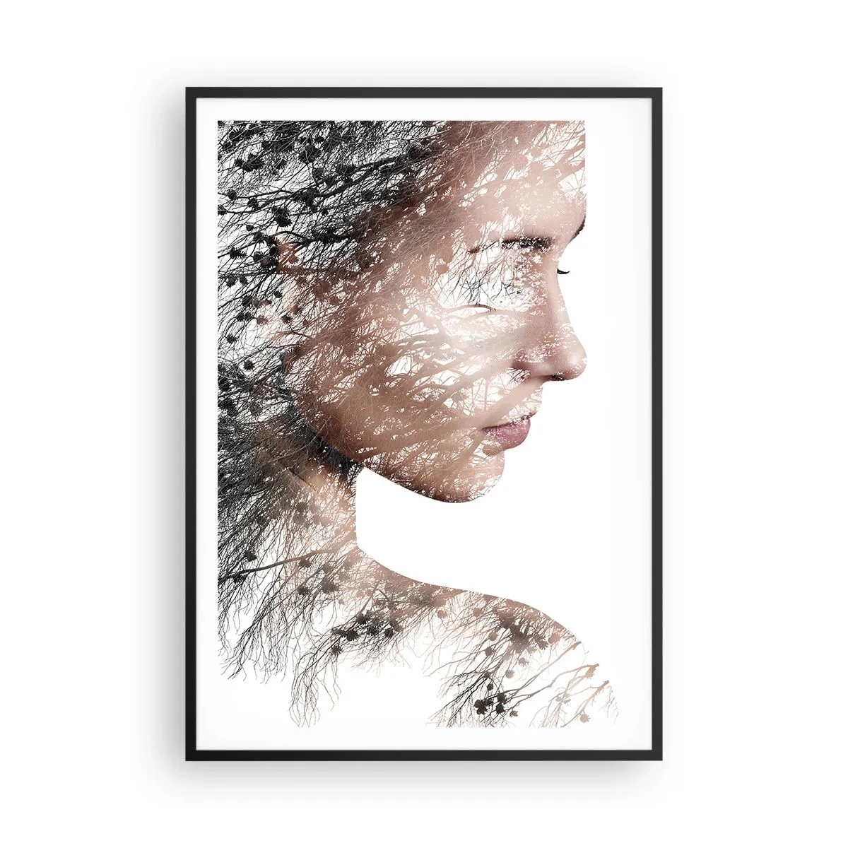 Poszter fehér keretben - Az erdő szelleme - 70x100 cm