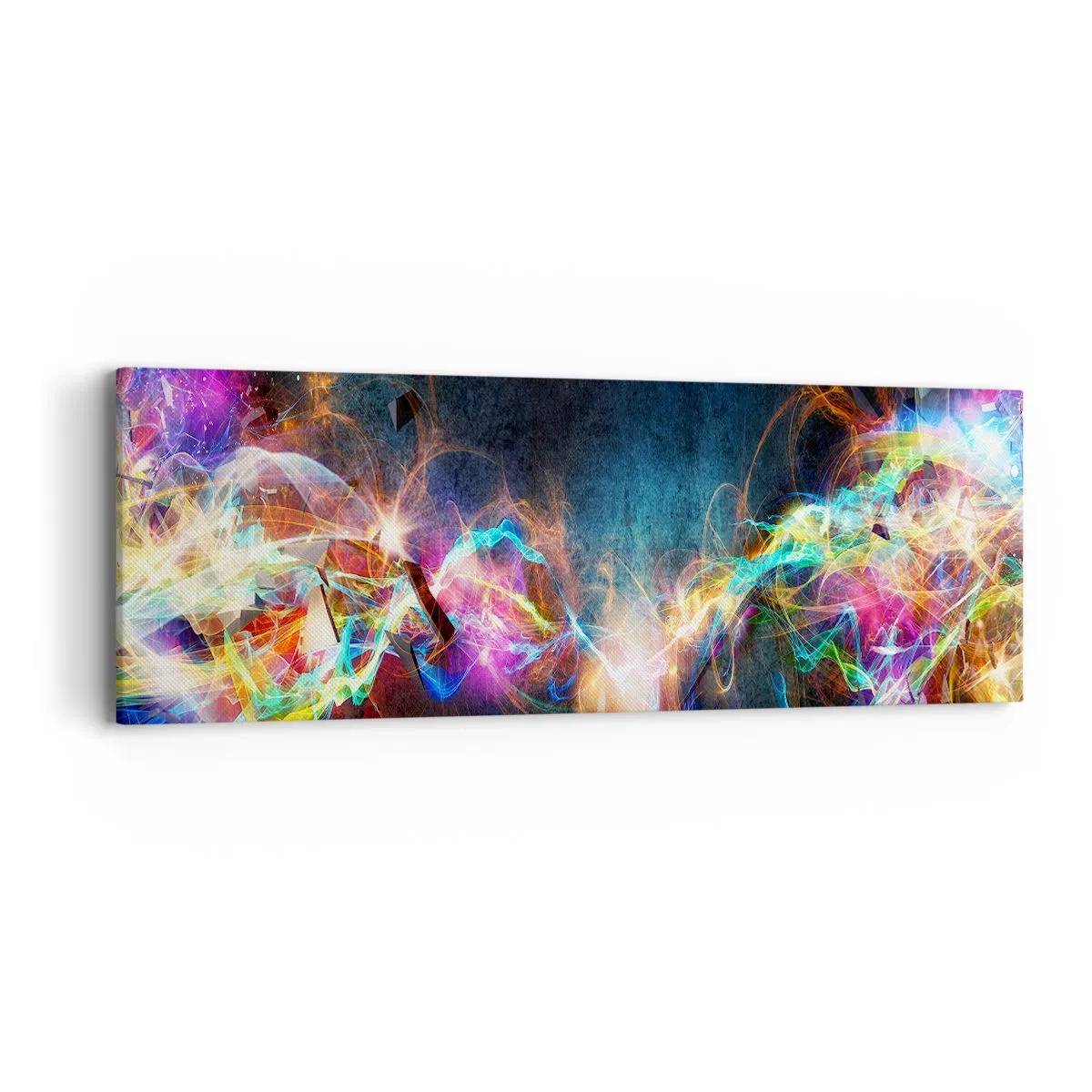 Vászonkép - Vígan a sötét ellen - 90x30 cm