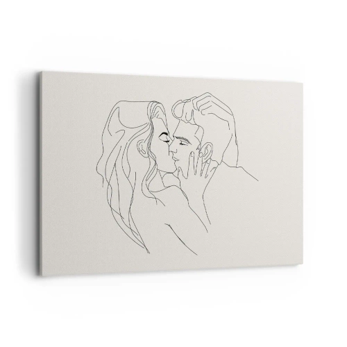 Vászonkép - Összegabalyodva az érzésben - 100x70 cm