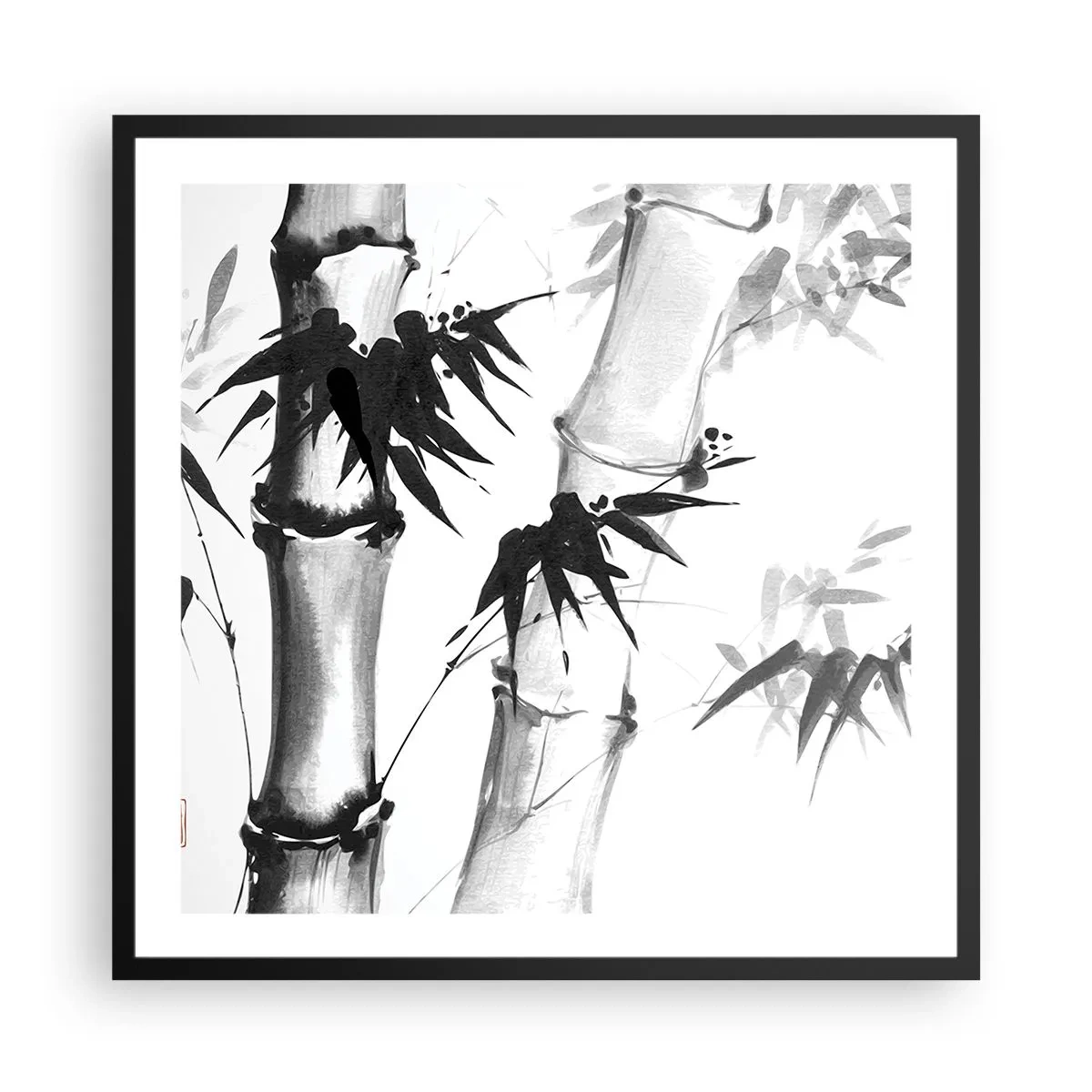 Poszter fehér keretben - Közelkép a keletről - 60x60 cm