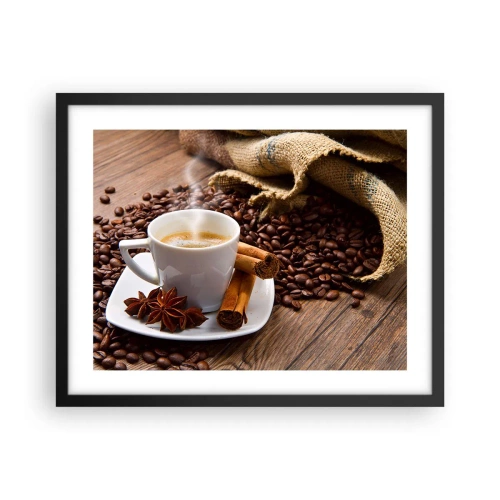 Poszter fehér keretben - Fűszeres íz és illat - 50x40 cm