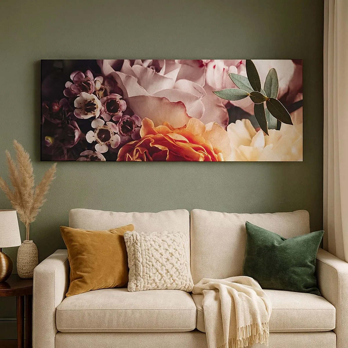 Vászonkép - Szépségbe burkolózva - 100x40 cm