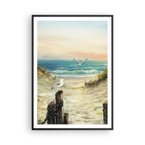 Poszter fehér keretben - Szélcsend - 70x100 cm