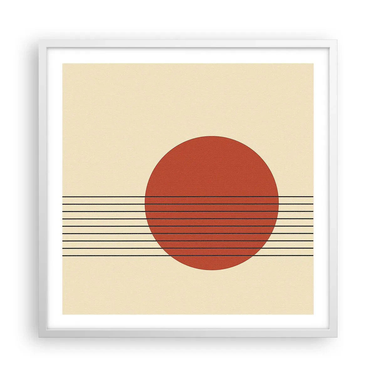 Poszter fekete keretben - Körbe és tovább - 60x60 cm