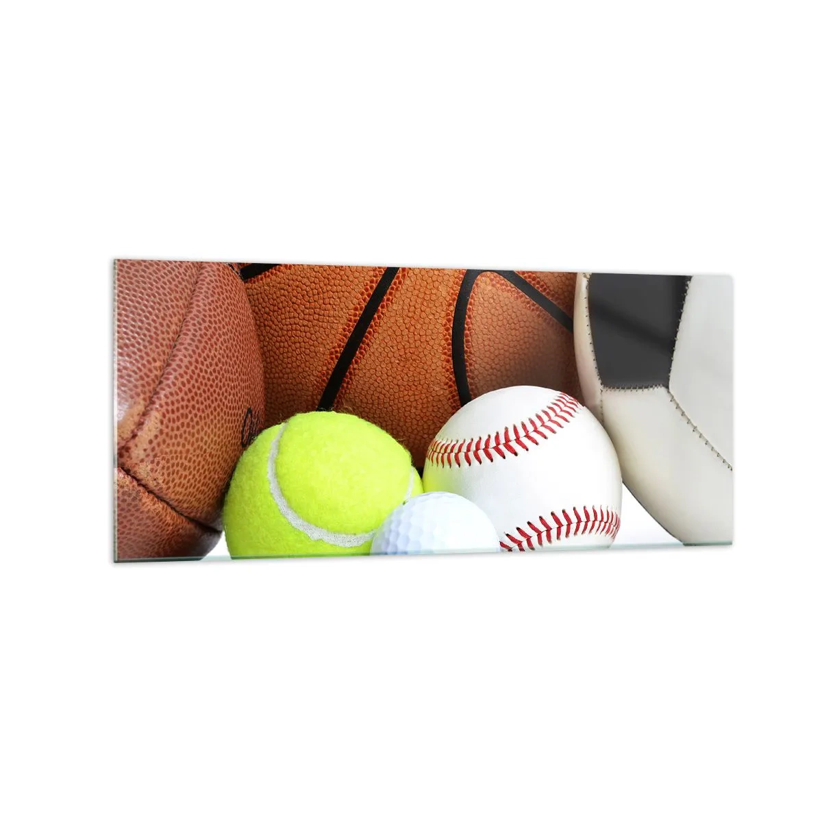 Üveg kép - A futball összeköt minket! - 120x50 cm