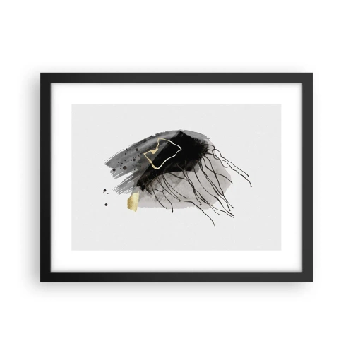 Poszter fehér keretben - Feketében és aranyban - 40x30 cm