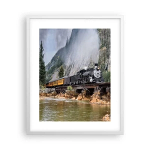 Poszter fekete keretben - Hova? Hova? - 40x50 cm