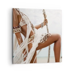 Vászonkép - A nap papnője - 60x60 cm