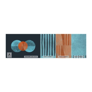 Fotótapéta Minta Premium Canvas - Szimmetrikus kompozíció - Absztrakció, Darab, Geometrikus minta - 100x30 cm