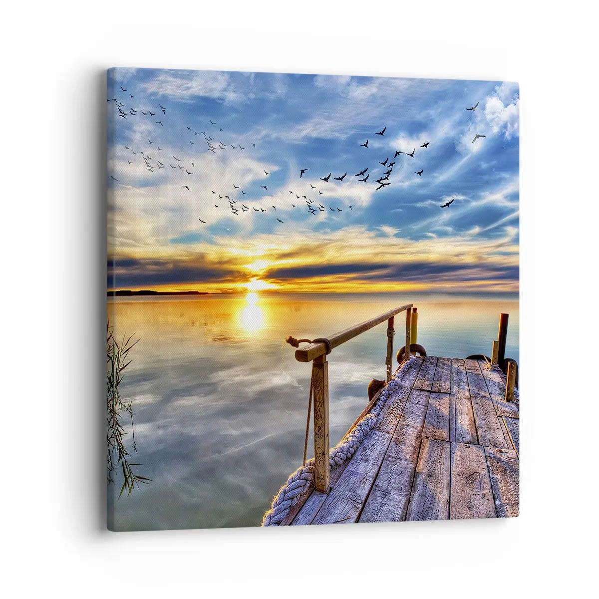 Vászonkép - Megnyugszik a szél - 40x40 cm