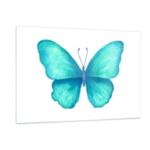 Üveg kép - Természeténél fogva türkiz - 120x80 cm